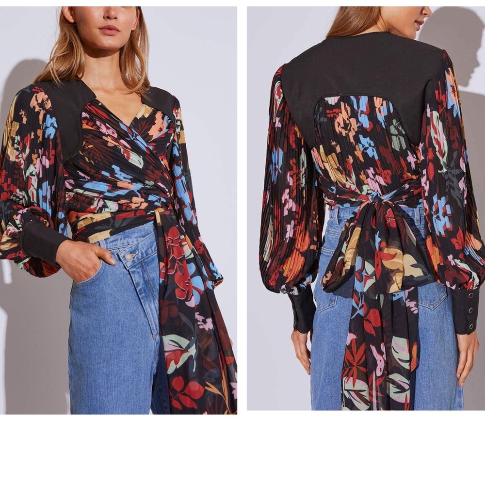 C/MEO Georgette Floral Top